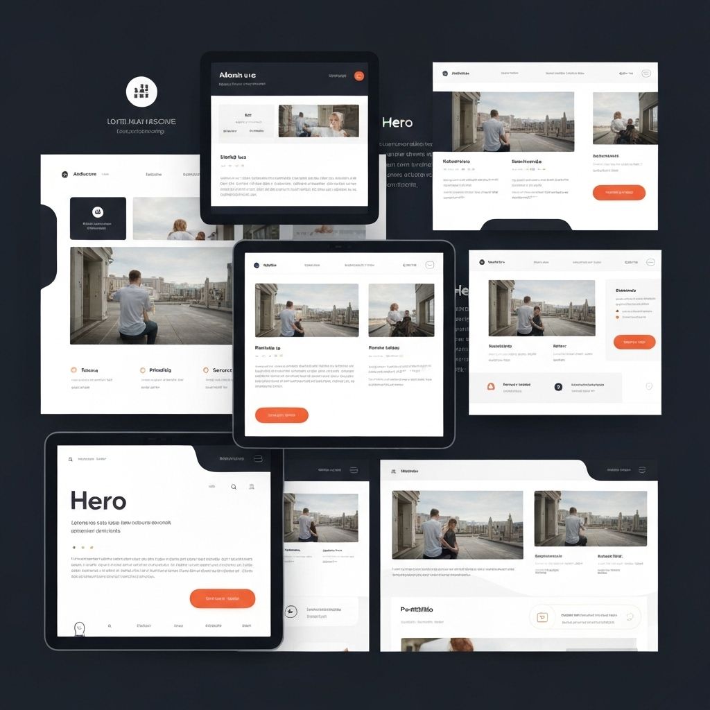 Professional website design example 1